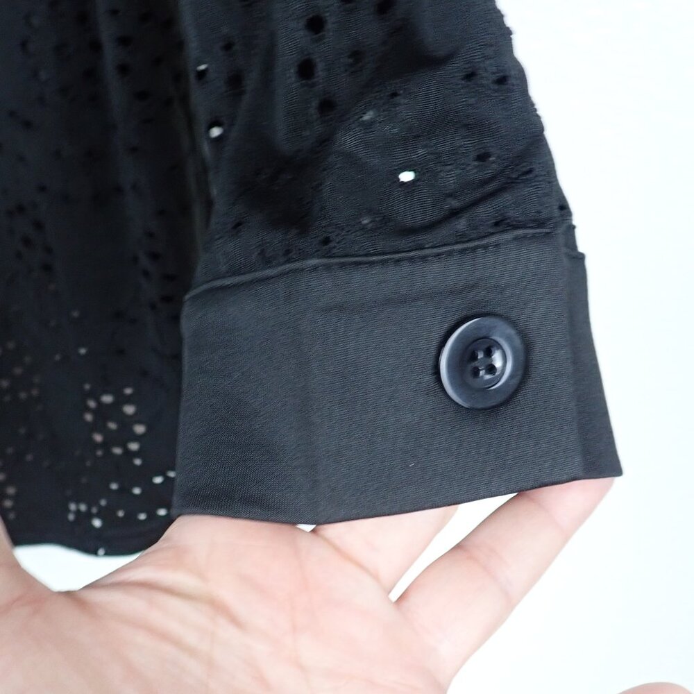 Rosegal Swim Cover Up Women's 3XL Black eyelet Brand New - Picture 4 of 10